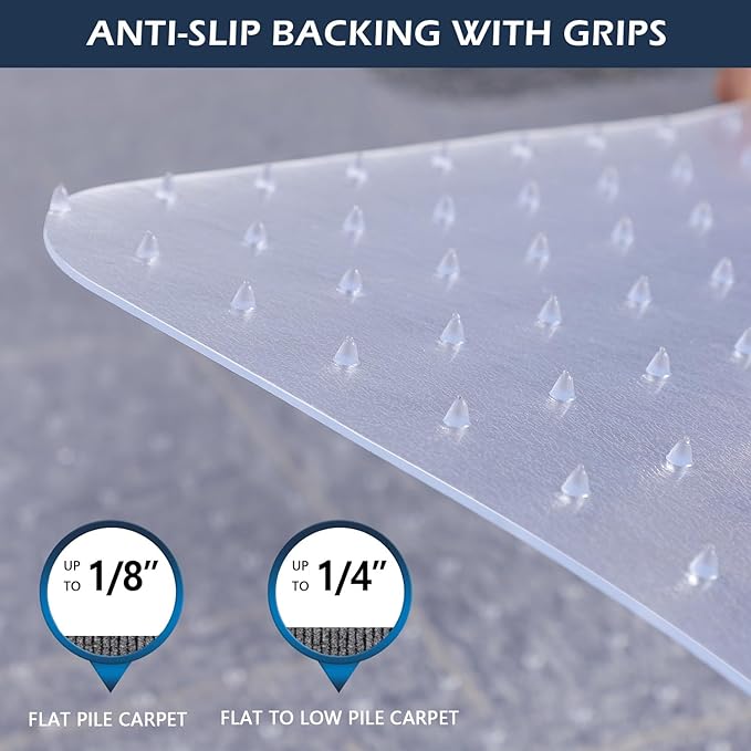 SALLOUS Clear Chair Mat for Carpet, Gaming Chair Mat - Image 3