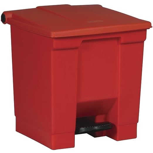 Rubbermaid Commercial Products Legacy Step-On Trash/Garbage Can/Bin, 8 Gallon by RubbermaidCommercialProducts