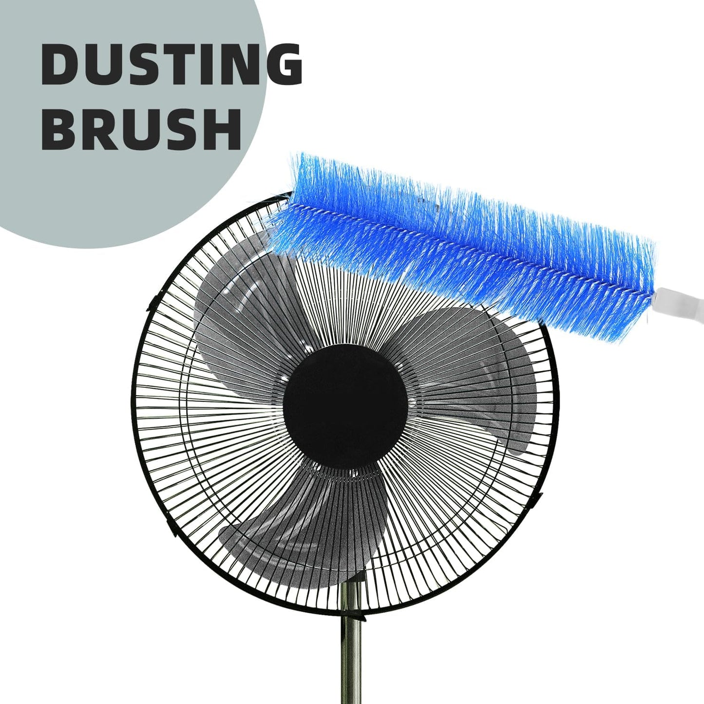 Fan Brush, CN1ST Fan Cleaning Brush Reusable Removes Dirt from Fans, Air Conditioning, Home, Car Vents Curtain and More