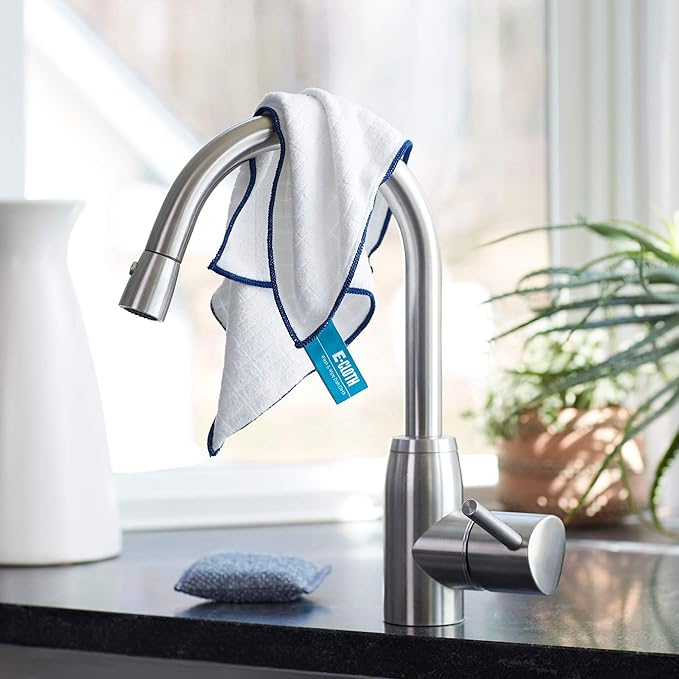 E-Cloth Wash & Wipe Dish Cloth, Microfiber Cleaning Cloth Reusable Paper Towel - Image 3