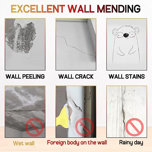 Drywall Patch Repair Kit with Scraper, Wall Spackle Repair Paste, Wall Mending - Image 2