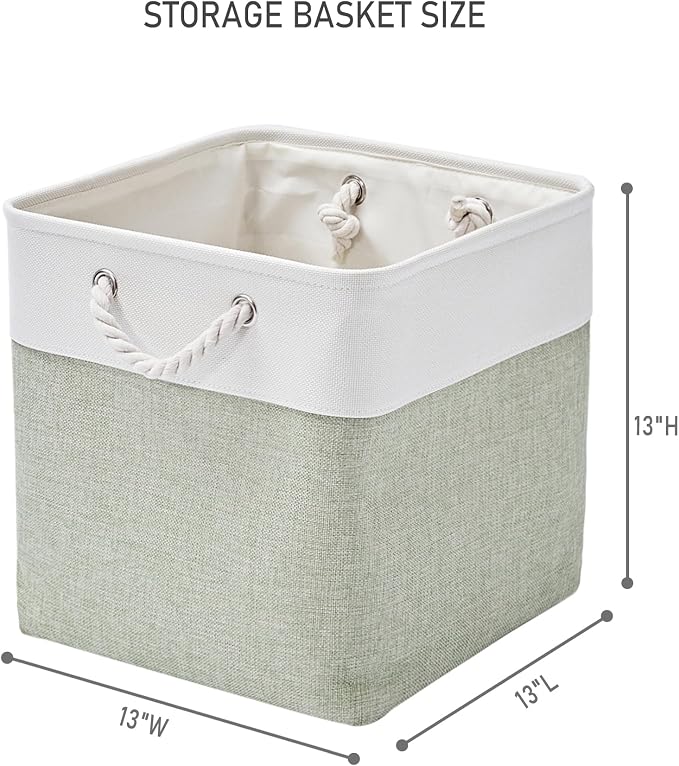 13 x 13 Inch Extra Large Storage Cubes, 6 Pack Cube Storage Bins - Image 4