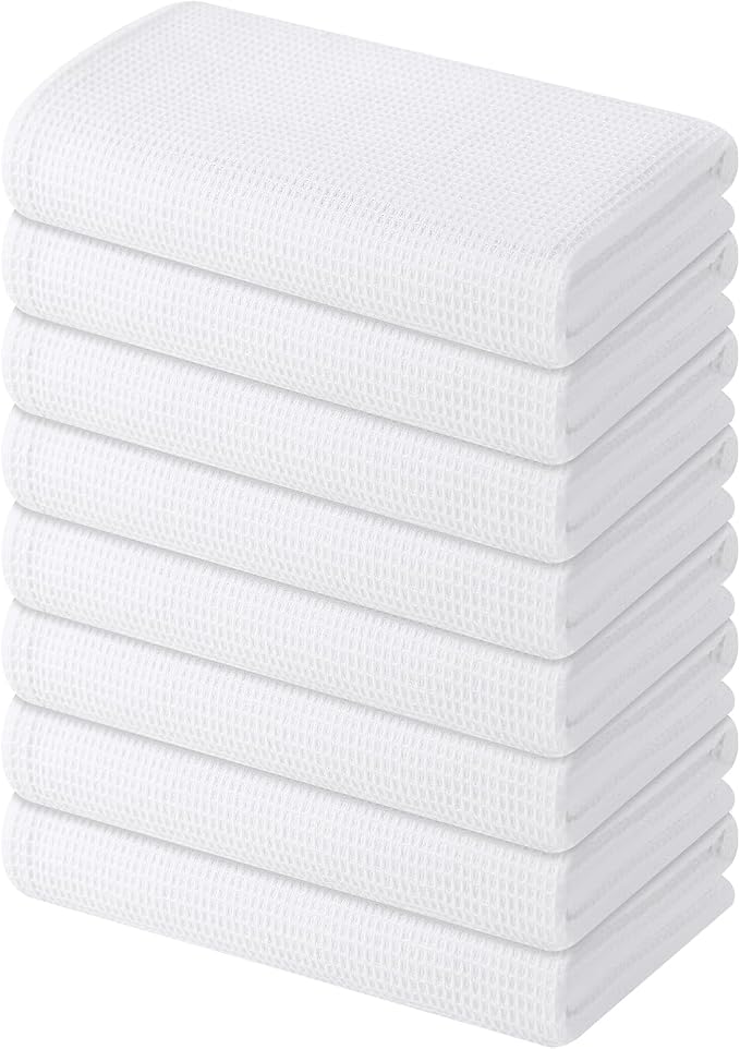 Homaxy 100% Cotton Waffle Weave Kitchen Towels by Homaxy