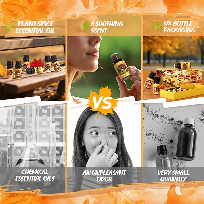 Autumn Fragrance Oils Set, Essential Oil - Image 6