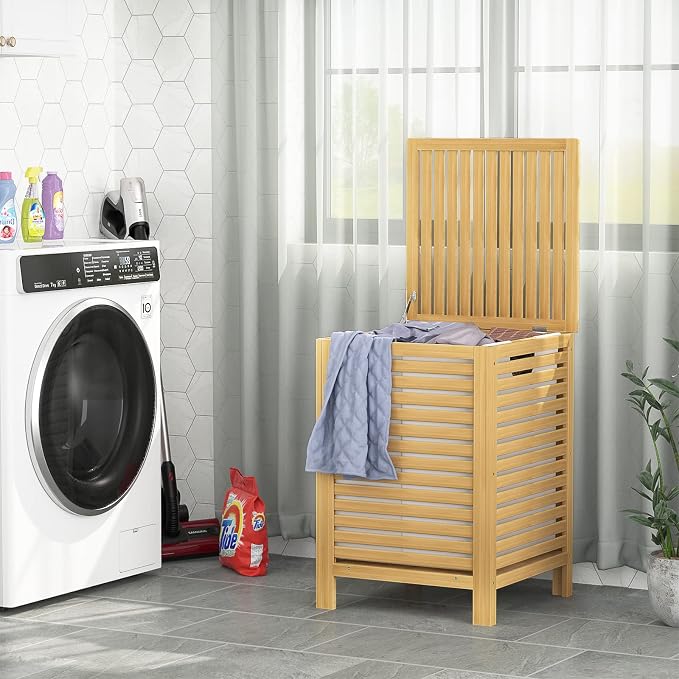 Homykic Bamboo Laundry Hamper - Image 2