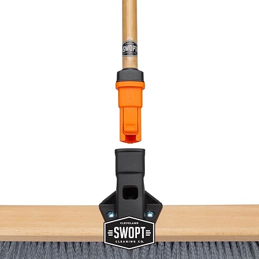 SWOPT 24” Premium Multi-Surface Push Broom Head — Cleaning Head Interchangeable - Image 4