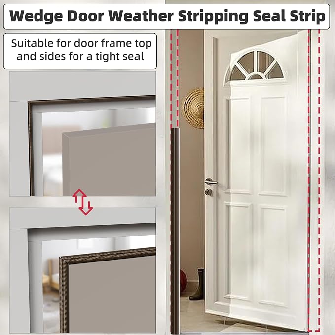 9.8 Ft Weather Stripping Seal Strip - Image 4