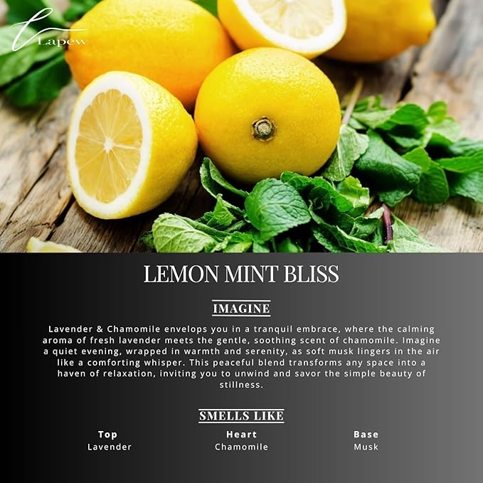 Lemon Mint Bliss Carpet Freshener Powder Refill 36 oz | Powerful Odor Eliminator - Image 2