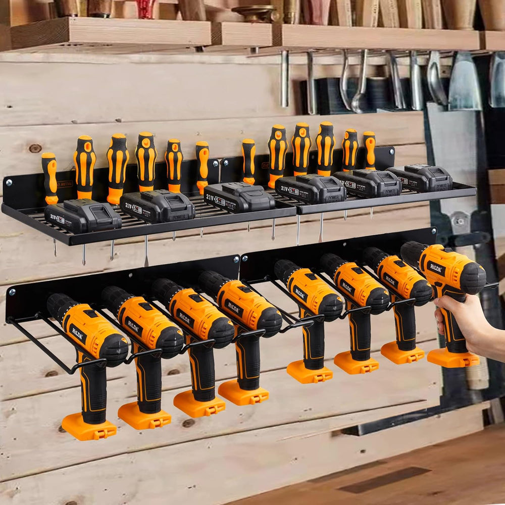 UU-Major Power Tool Organizer with Charging Station,Drill Holder Wall Mount,G...