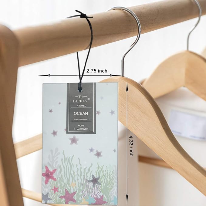14 Packs Ocean Scented Sachets for Drawers and Closets - Image 3