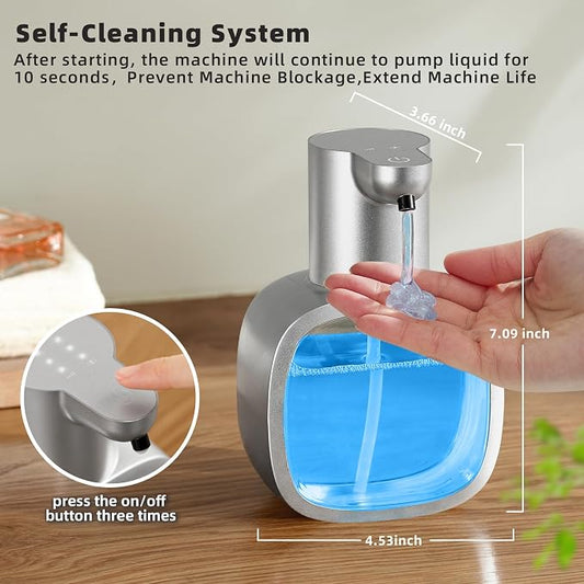 Automatic Liquid Soap Dispenser, 17oz/500ml Touchless Rechargeable - Image 2