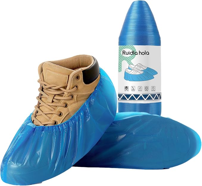Shoe Covers Disposable – 100 Pack, Roll-Pack CPE Boot Covers, Waterproof by Unknown