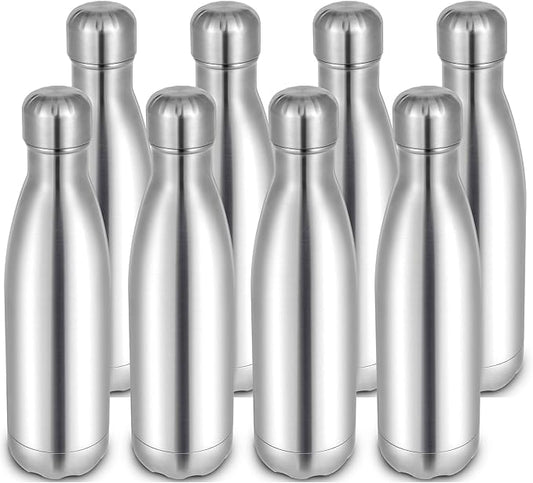 17oz Cola-Bottle Shaped Stainless Steel Leak-proof Water Bottle, Double Wall by Unknown