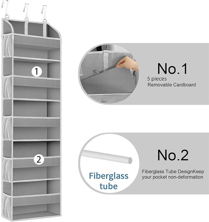 2 Pack Over The Door Storage Organizer - Image 5