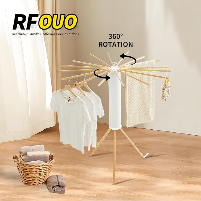 Clothes Drying Rack Tripod, Laundry Hanger Dryer Rack, Portable Drying Rack - Image 4