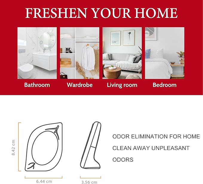 Air Freshener for Home, 4 Pack, Apple Cinnamon, Odor Eliminator for Small Area - Image 4