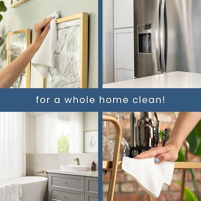 S&T INC. 50 Pack Microfiber Cleaning Cloth, Bulk Towels - Image 5
