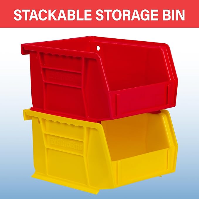 Akro-Mils 30210 AkroBins Plastic Storage Bins, Space-Saving Stackable Bins - Image 7