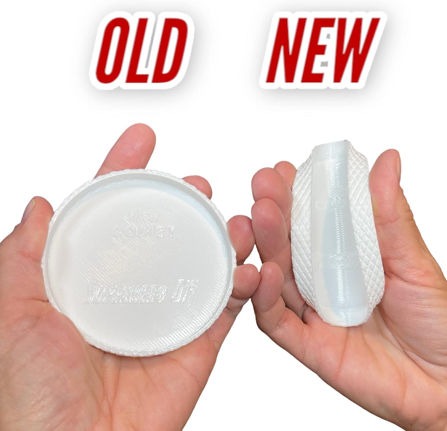 Flexible Reusable Lid compatible with Comet Cleanser | Fits snugly on powder cleanser can | Cover for cans like Comet cleaner cans (White)