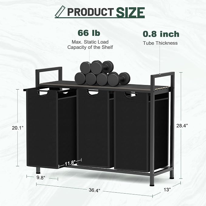 Laundry Hamper, Laundry Sorter - Image 4