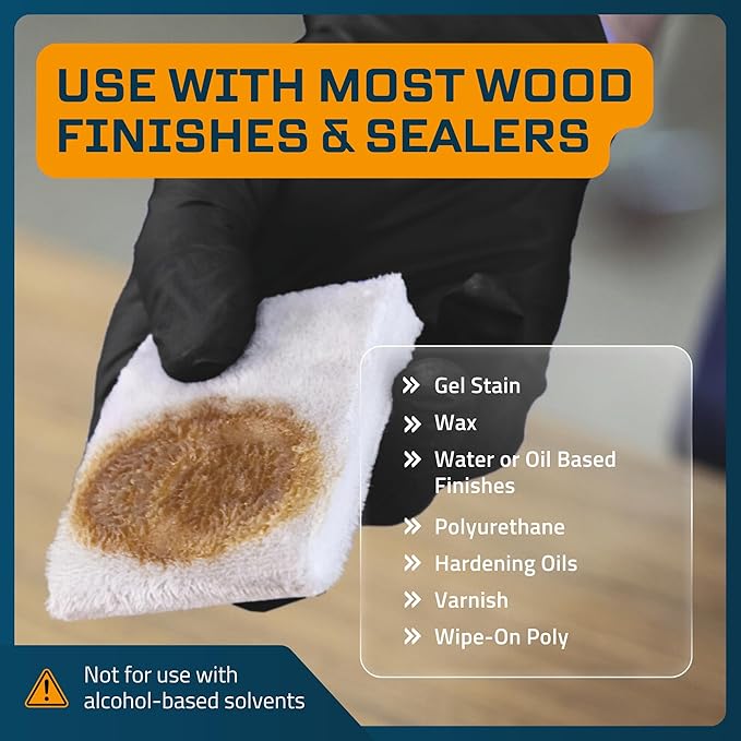 MāKRS Stain Pad, Cut-to-Size Staining Pads, Streak-Free Applicator, Micro Brush - Image 4
