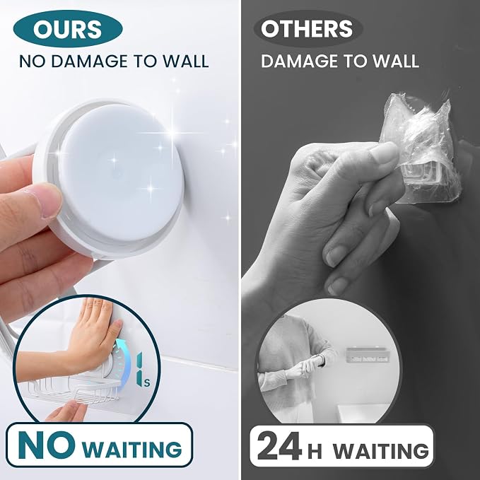 TAILI Soap Holder Bar Dish Suction Cup, Bar Shampoo Rack - Image 9