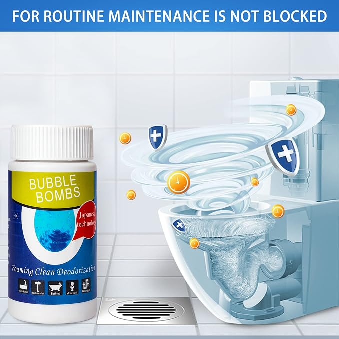 2 Pcs Powerful Magic Bubble Bombs Drain Cleaner - Image 6