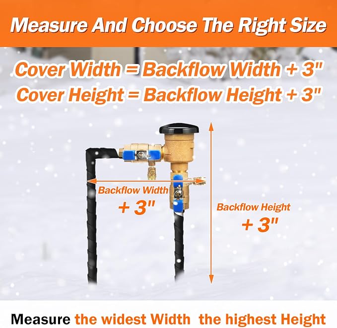 Backflow Preventer Pipe Insulation Cover - Image 2