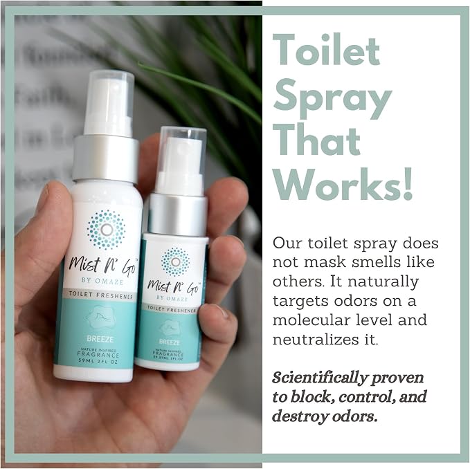 Mist N’ Go by Omaze Travel Bathroom Spray - Image 3