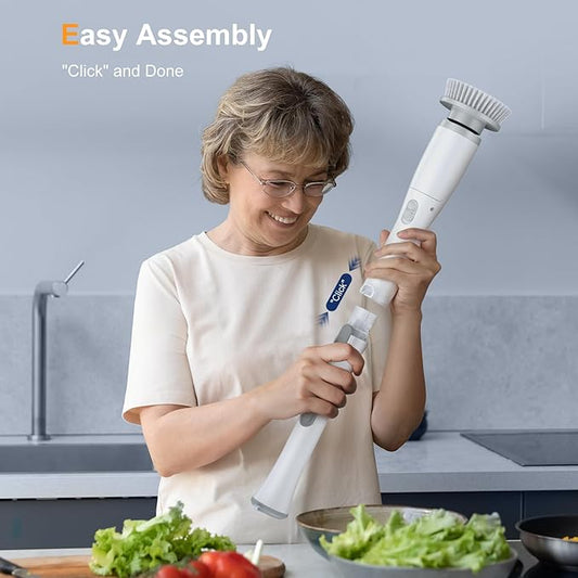 LABIGO Electric Spin Scrubber LA2 Pro, Shower Power Cleaning Brush - Image 2