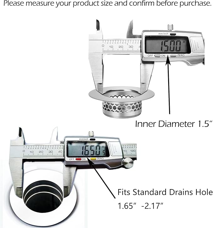 Hair Catcher Shower Drain Bathtub Lavatory Sink Drain Strainer - Image 5