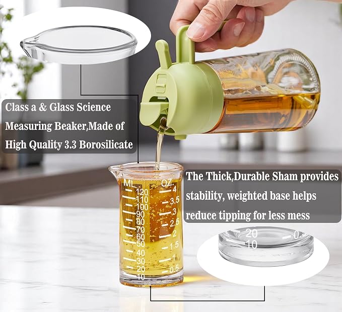 Ackers 4 Oz Glass Measuring Cup, Borosilicate Shot Glass - Image 4