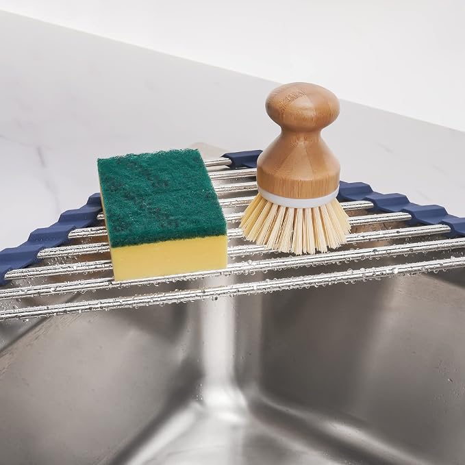 Tomorotec Triangle Roll-Up Dish Drying Rack - Image 3