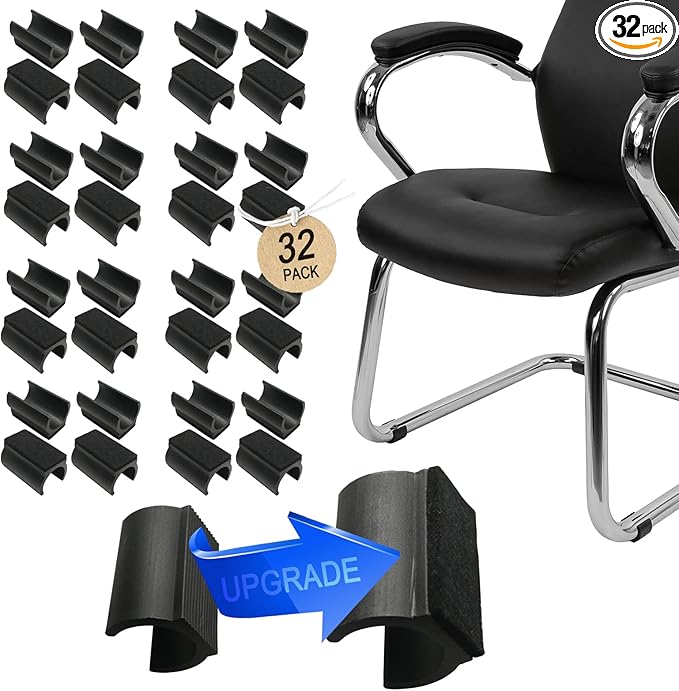 Rectangle U Shaped Chair Leg Tips Cap by FURCAPS