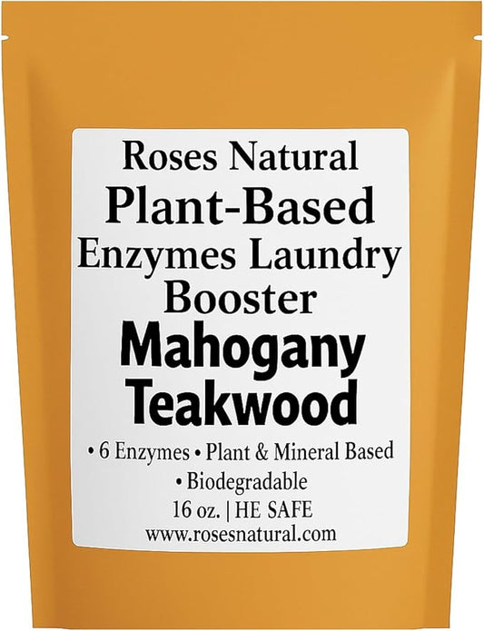 Natural Enzyme Laundry Booster – Mahogany Teakwood | Deep Clean by RosesNatural