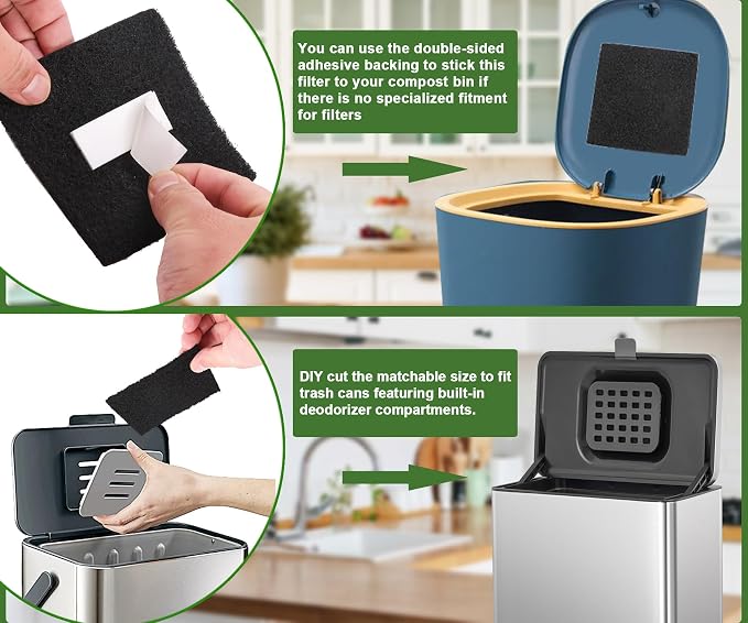 15 Pack Trash Can Odor Filter Refills - Image 8