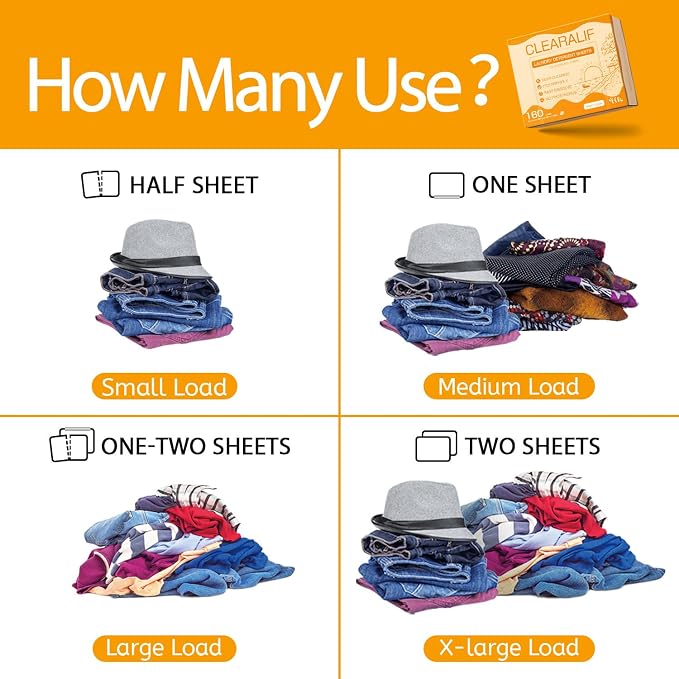 Laundry Detergent Sheets Up to 160 Loads, Amber Dusk - Image 5