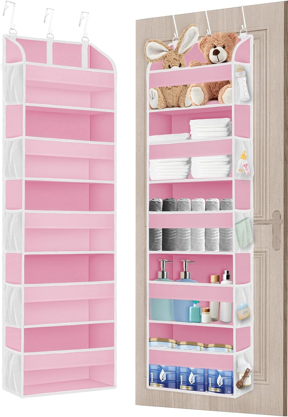 2 Pack Over The Door Storage Organizer