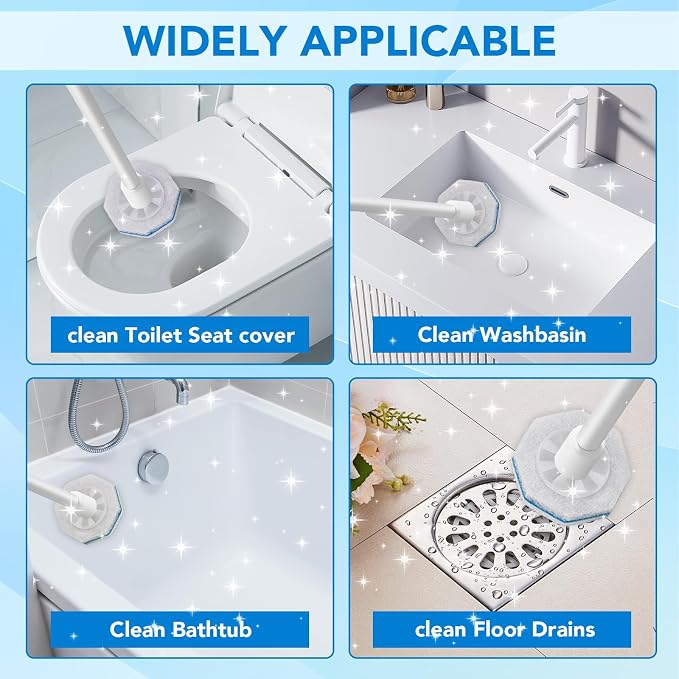 50 Pcs Disposable Toilet Bowl Wand Refills - Image 5