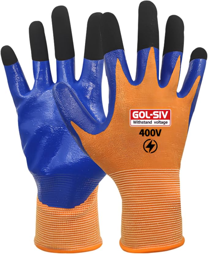 400V Electrical Glove For Men XL by GOL-SIV