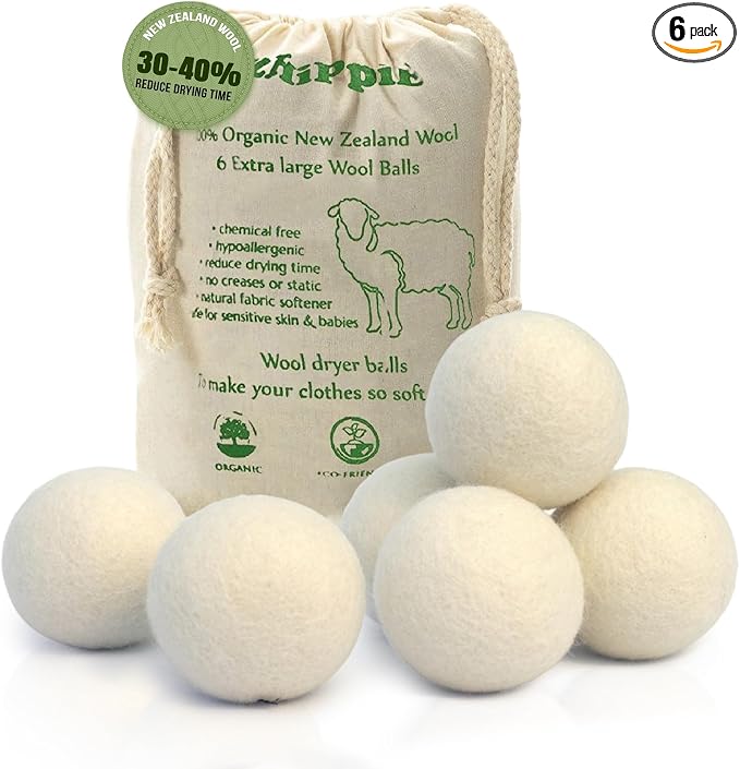 Ezhippie Quality Wool Dryer Balls by EzHiPpiE