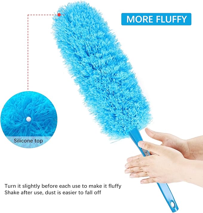 Rainbow Static Duster 24inch Reusable Microfiber Electrostatic Dusters - Image 5
