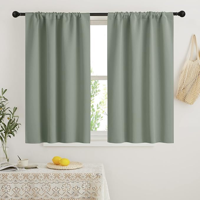 RYB HOME Blackout Curtains for Small Window by RYBHOME