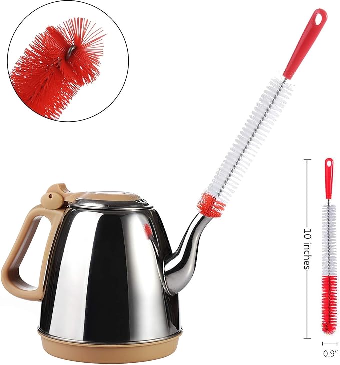 ALINK 5-Pack Red Bottle Brush Cleaner Set - Image 4
