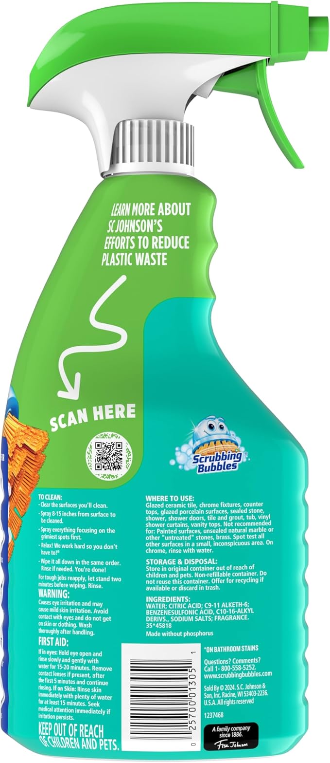 Scrubbing Bubbles Easy Clean Foaming Multipurpose Bathroom Cleaner Spray - Image 9