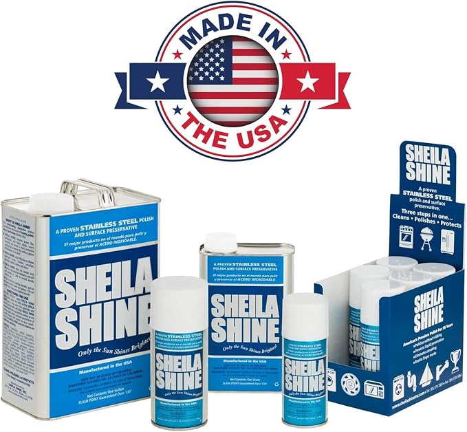 Sheila Shine 32 Oz. Stainless Steel Cleaner and Polish Trigger Spray, Protect - Image 8