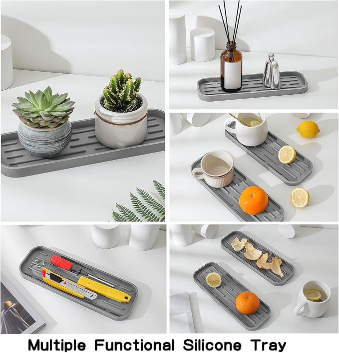 Silicone Kitchen Sink Organizer Tray - Image 5