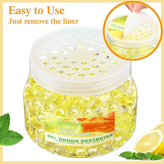 9 Pack Odor Eliminator Gel Beads Bulk 10 Ounces Air Freshener Gel Beads Odor - Image 2