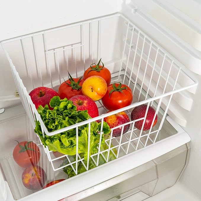 Upright Freezer Organizer Bins， Freezer Baskets - Image 5