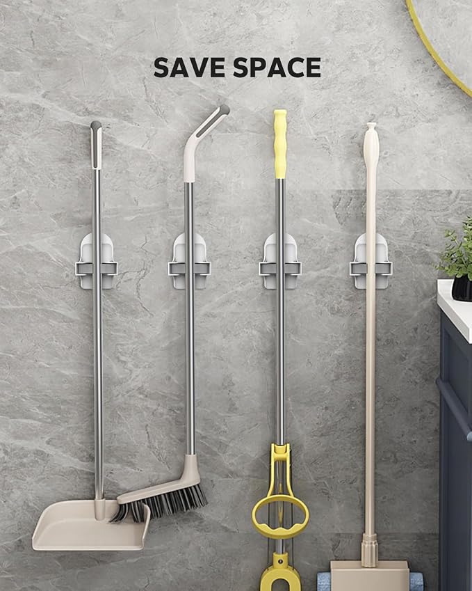 Plastic Broom Holder Wall Mount - Image 2